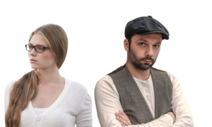 couple mad at each other