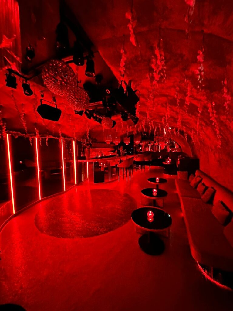 The inside of the swingers club in Europe, Paris
