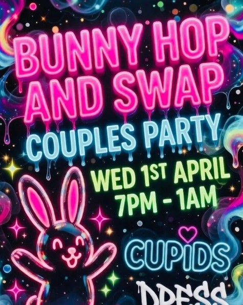 Bunny Hop and Swap Party at Cupids Manchester